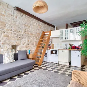 Cozy 1 Mezzanine & 1bedroom Louvre Moulins Free Netflix Apartamento Paris